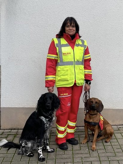 Ausbilderin, geprüfte Rettungshundeführerin: Kathja Schaller